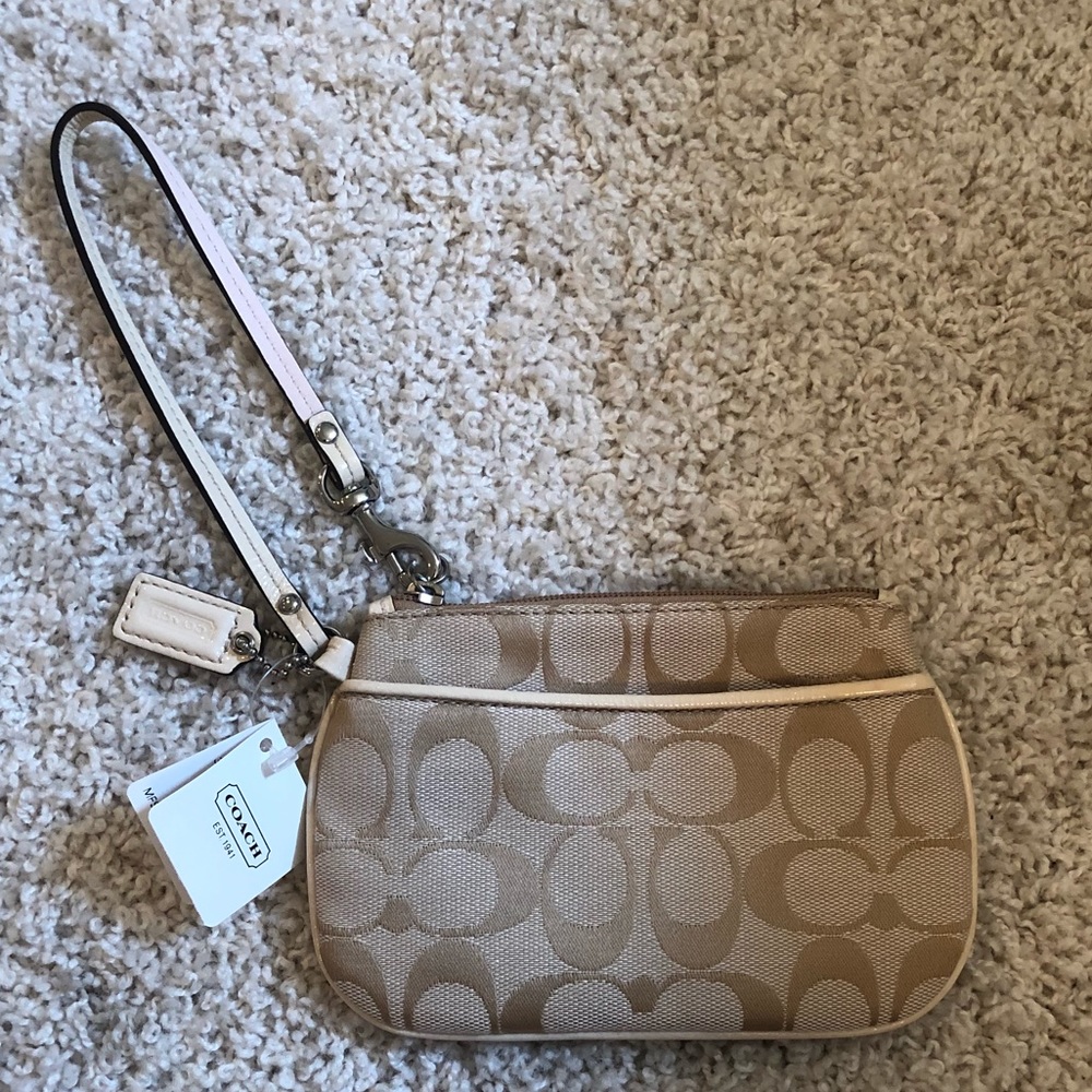 NWT Coach wristlet